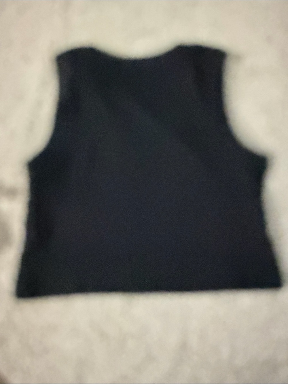 Prada Black Cropped Logo Tank - Picture 4 of 5